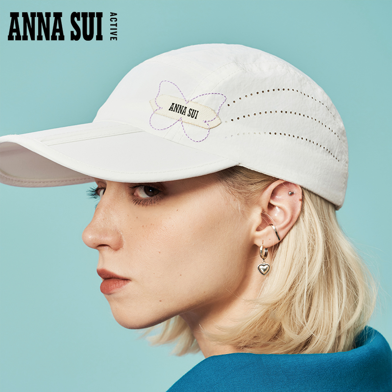 ANNA SUI 网球运动棒球帽遮阳帽女休闲时尚