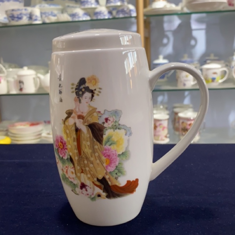 源头厂家高骨瓷水杯微瑕疵茶杯