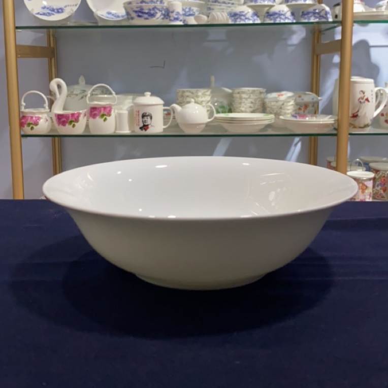 唐山骨瓷微瑕9寸斗碗