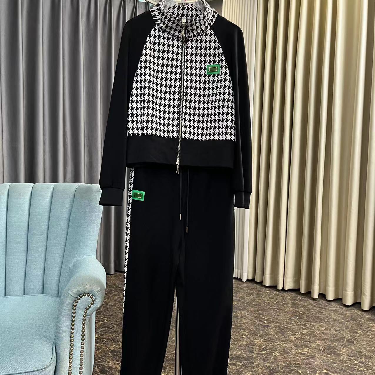 A127#【木兮兮专属】2024年春秋新款气质洋气时尚休闲套装