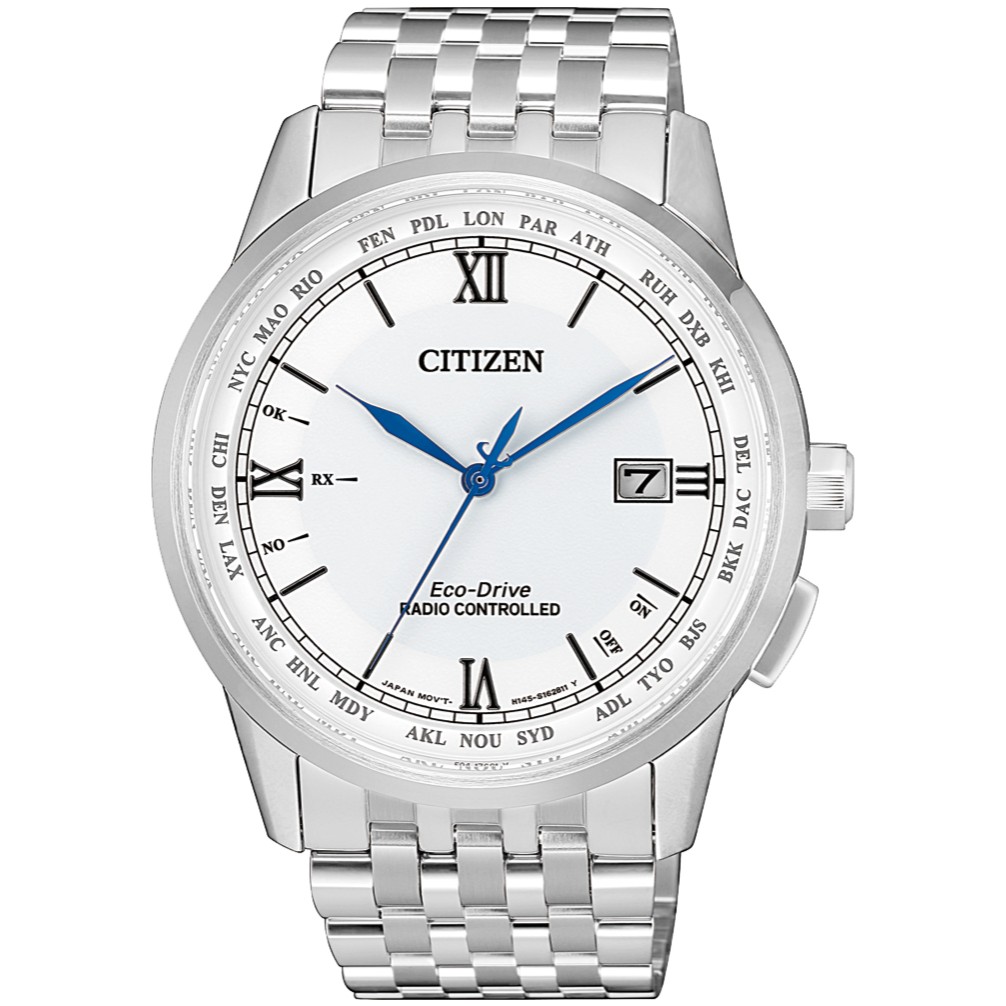 男士光动能手表经典小蓝针时尚男款腕表CB0150-89A