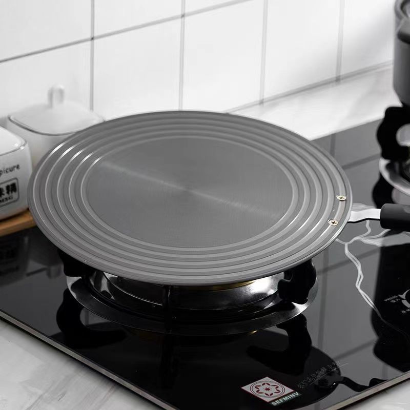德国导热盘燃气煤气灶珐琅锅防止锅底烧黑隔热导热板带手柄