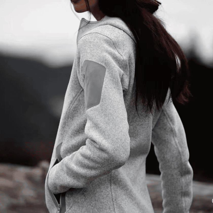 MIN SAN JIN秋冬户外加绒情侣款外套立领保暖透气抓绒HKYR-8807CS