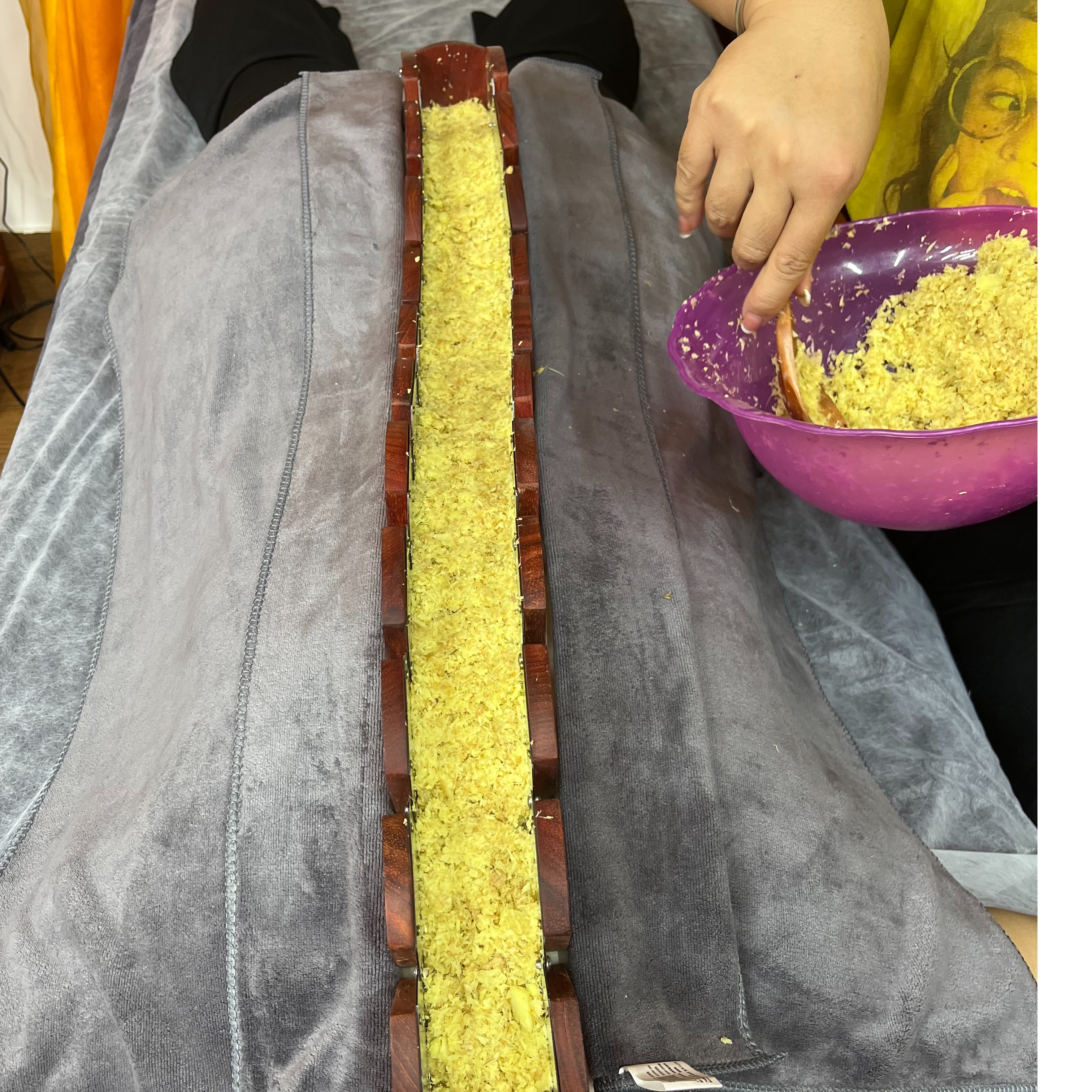 龙骨灸督灸架十字灸排寒湿隔姜灸