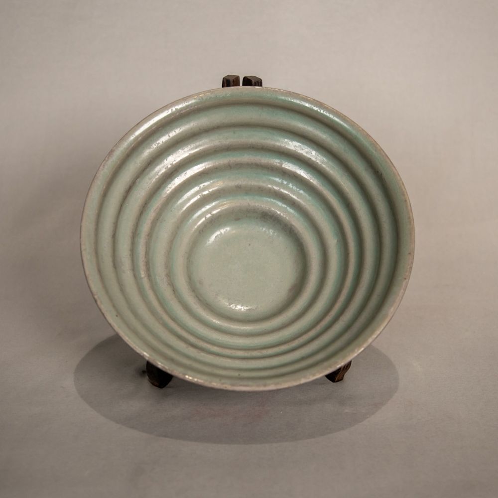 明代汝窑豆青色大碗A4-050