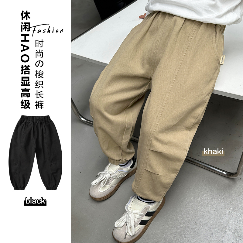 【春季新品】男童休闲工装裤子春装春秋款婴儿男童裤子春秋款X4302