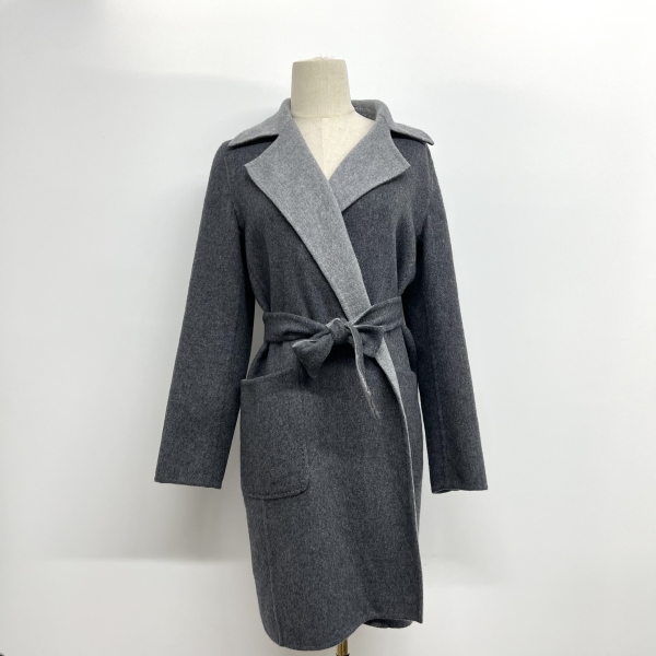 妃鱼/MaxMara/丝缎、羊毛、亮片/大衣/95新/市场价21000/M0925