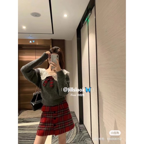 妃鱼/谬谬/锦纶/毛衣/95新/市场价13999/灵0818