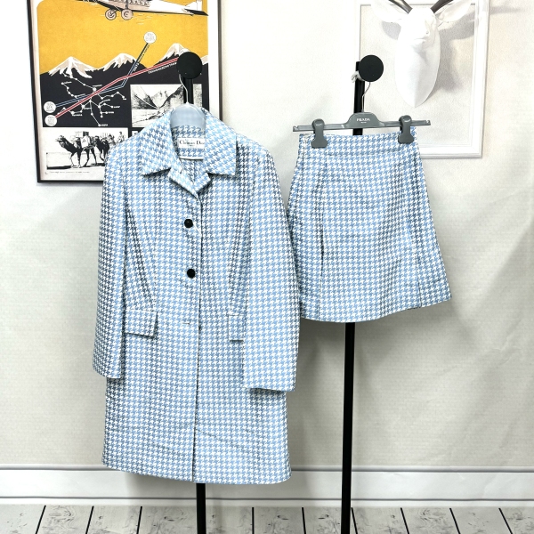 妃鱼/迪奥/棉/套装/95新/市场价25600/M0925