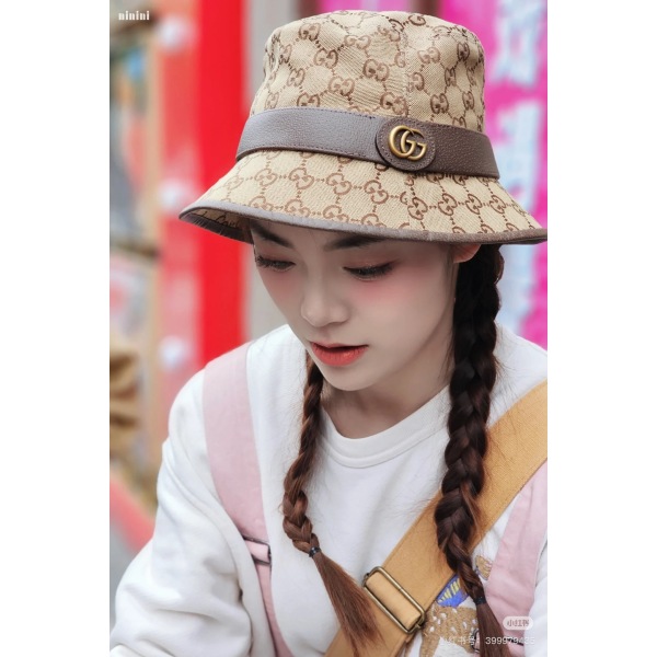 妃鱼/古驰/棉/帽子/95新/市场价4500/双0827