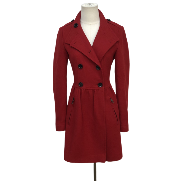 妃鱼/博柏利/羊毛/大衣/95新/市场价0/灵0824