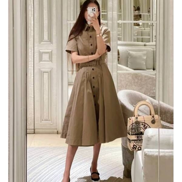 妃鱼/CHRISTIAN DIOR/棉/连衣裙/99新/市场价35000/乐0823