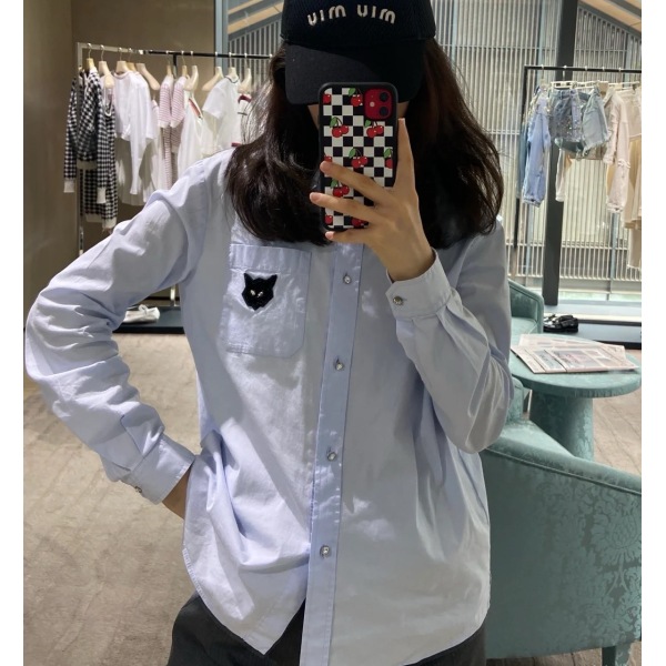 妃鱼/谬谬/棉/衬衫/95新/市场价6800/灵0827