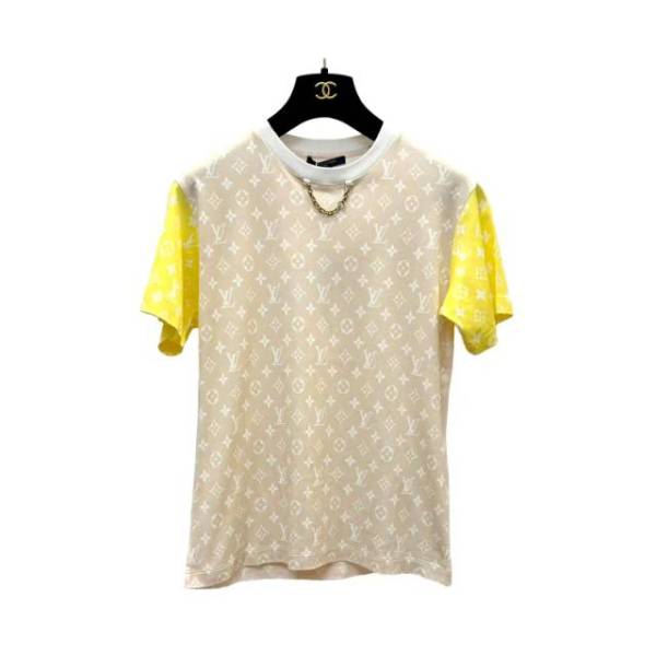 妃鱼/路易威登/棉/T恤/95新/市场价8900/z1017