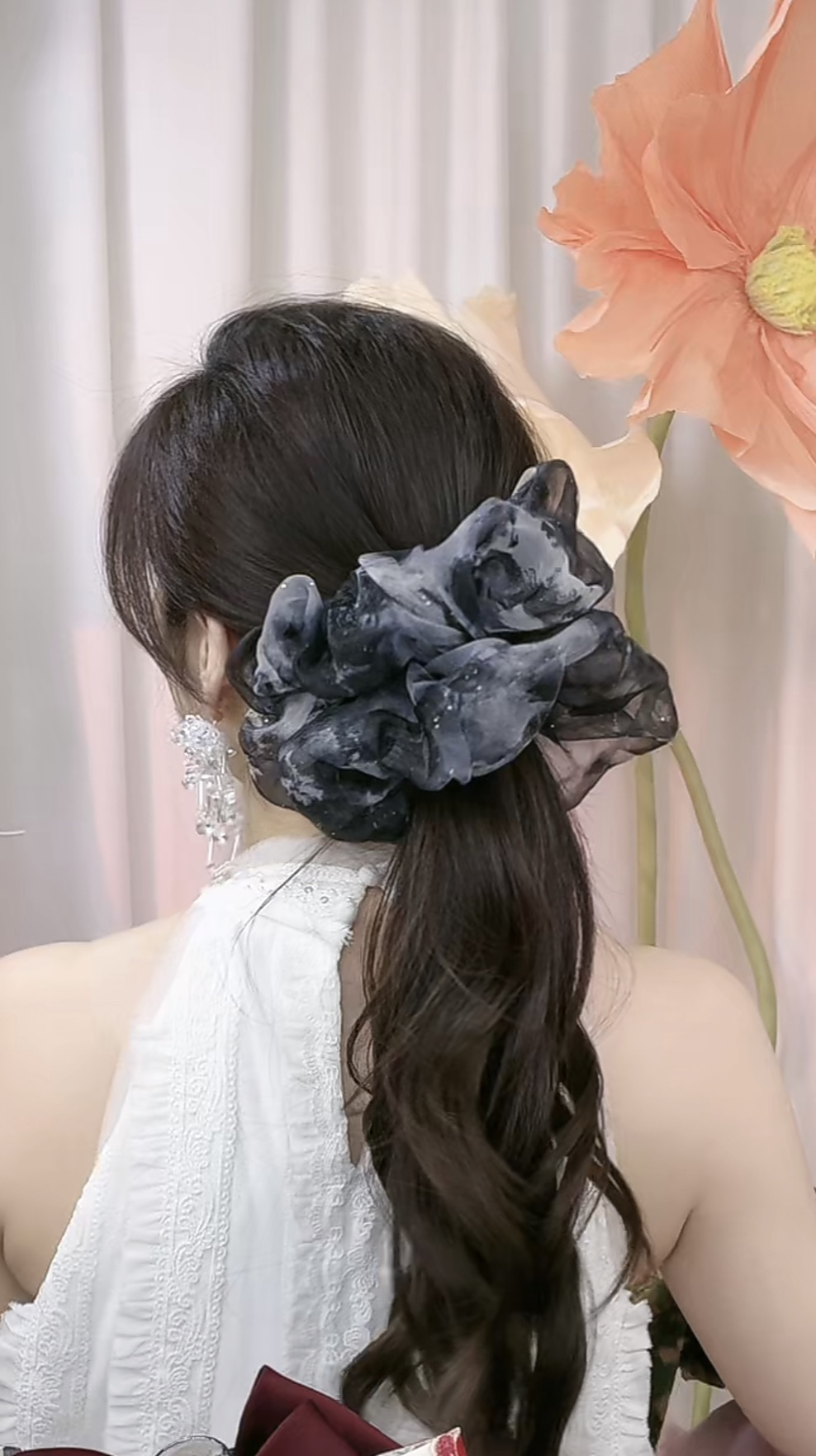 布艺发饰 超多褶皱大肠发圈