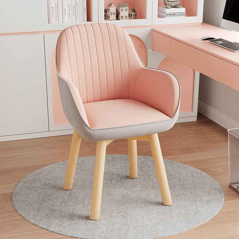 电脑椅家用办公靠背舒适女生梳妆凳卧室化妆椅梳妆凳