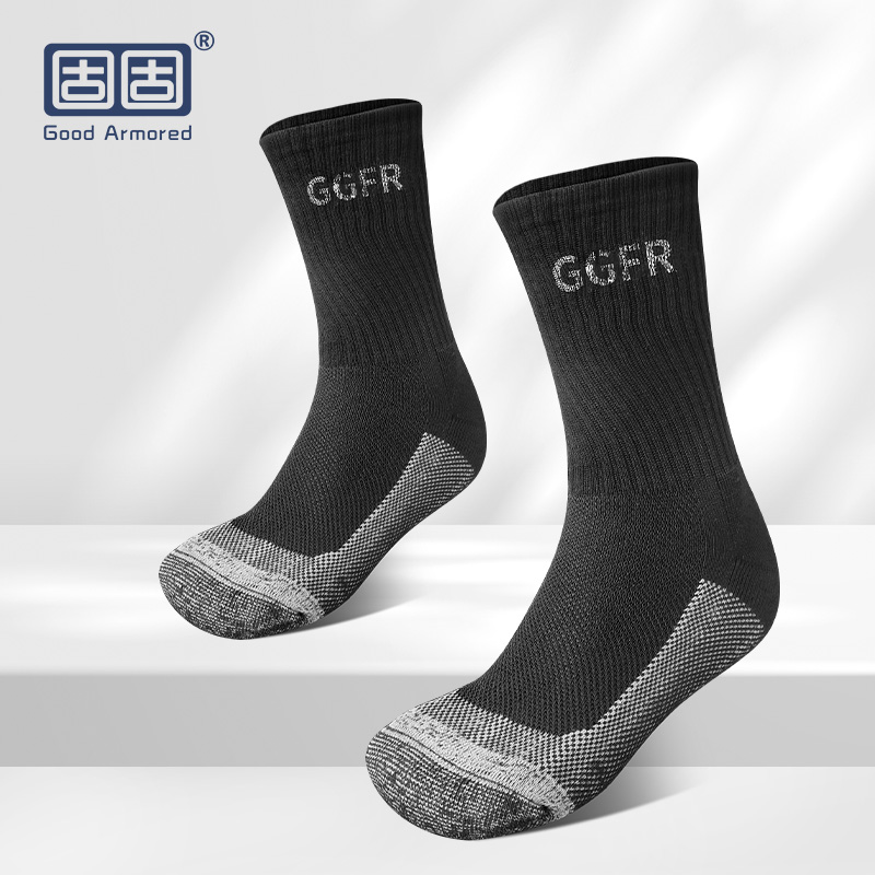 固固-抑菌防臭运动袜吸湿排汗透气加厚舒适长袜高帮户外战术袜