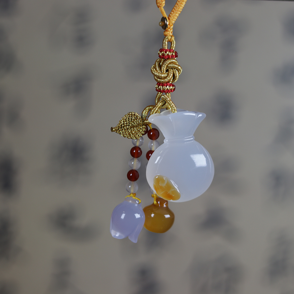 汽车车用钥匙扣挂件福袋葫芦钥匙挂饰包包挂高档创意个性钥匙饰品