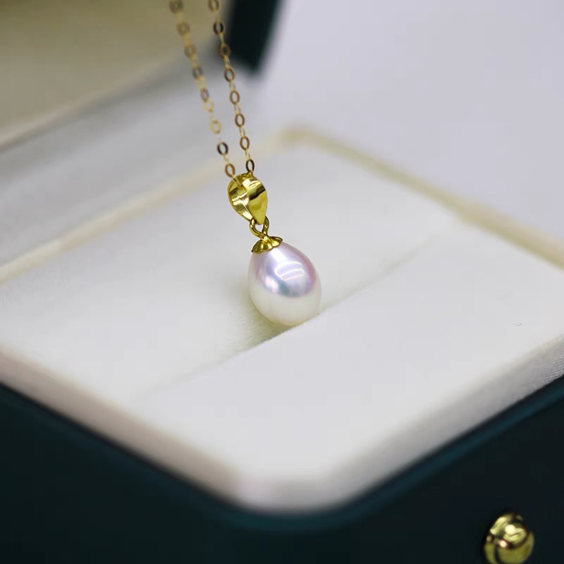 （单吊坠 不含链）053白色水滴珠可刮粉