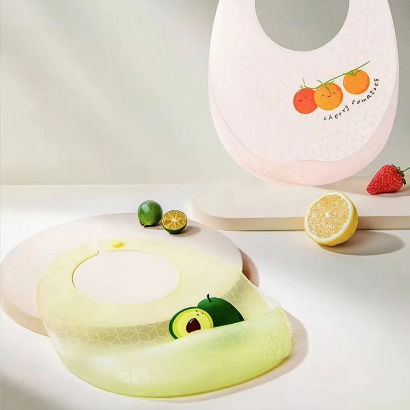 【硅胶围兜】儿童网红婴儿夏季防水新生儿婴幼儿卡通