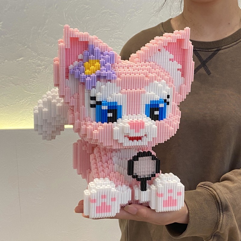 2025年新款玲娜贝儿积木串联颗粒益智玩具男女孩生日礼物摆件