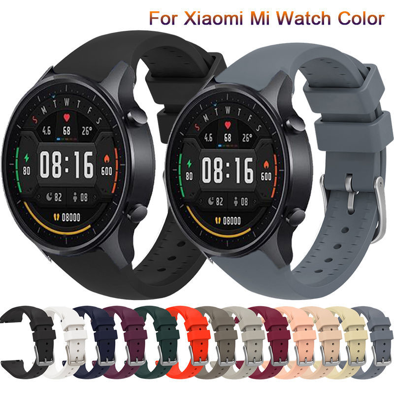适用华为Watch GT3/GT2小蛮腰硅胶手表带荣耀小米20/22mm运动腕带