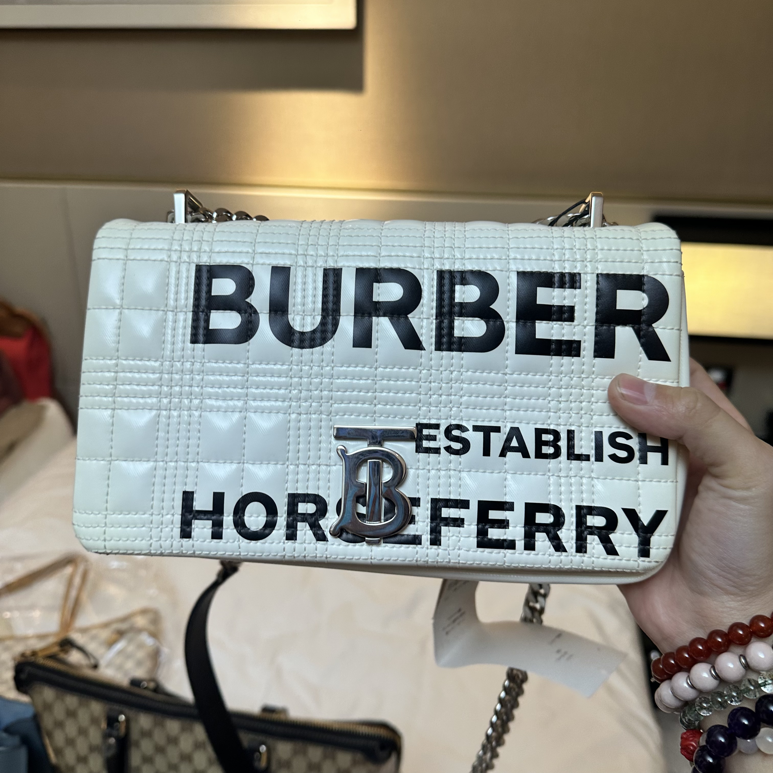 99新 BURBERRY/博柏利 巴宝莉斜挎包ym 