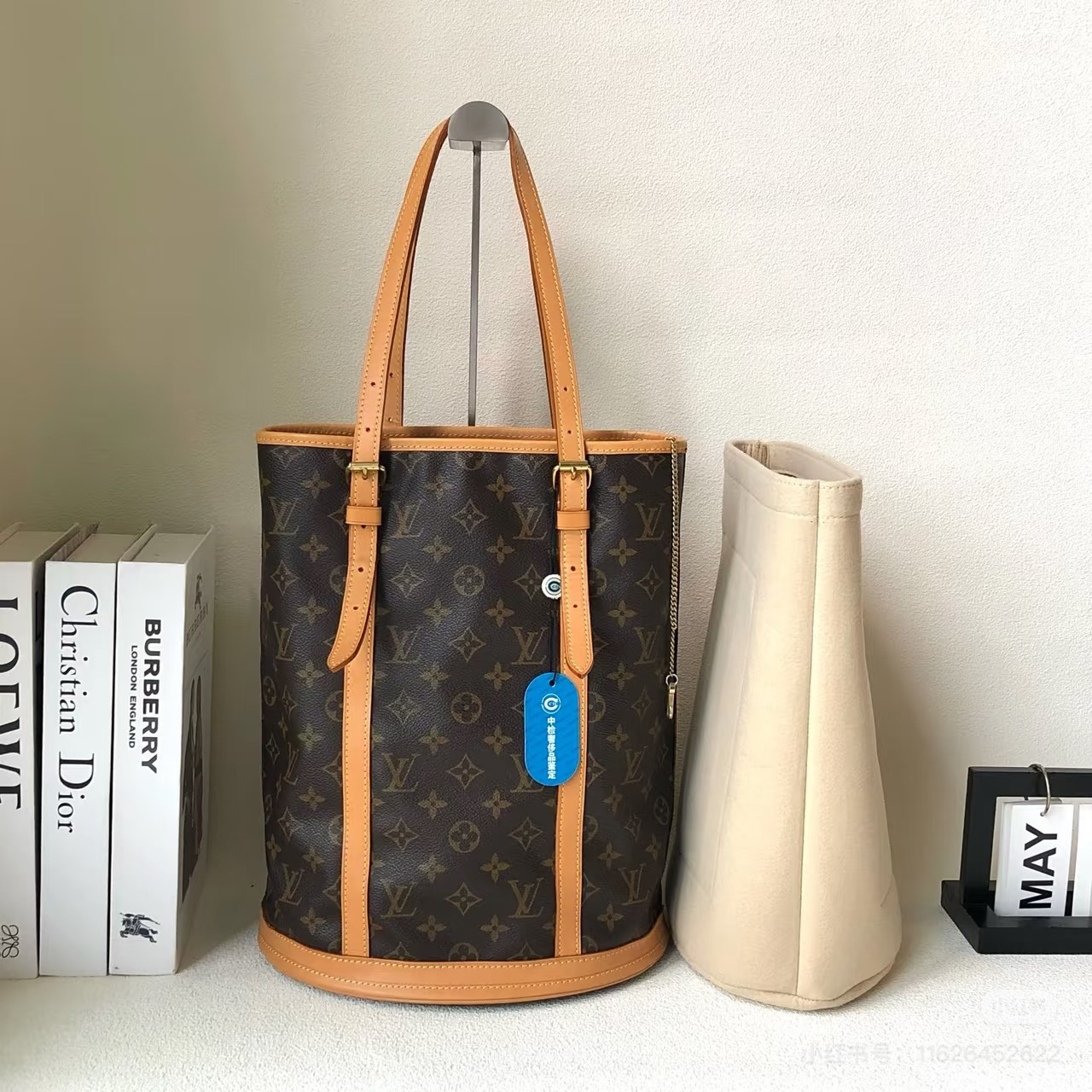95新 LouisVuitton/路易威登 修复品LV 大号老花水桶包ym