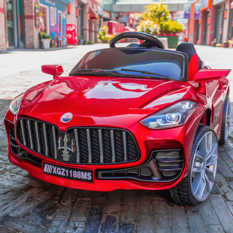 儿童电动车四轮汽车宝宝玩具车可坐人遥控四驱玩具车男女小孩童车