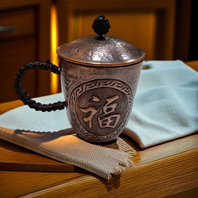 纯手工福字300毫升喝水杯