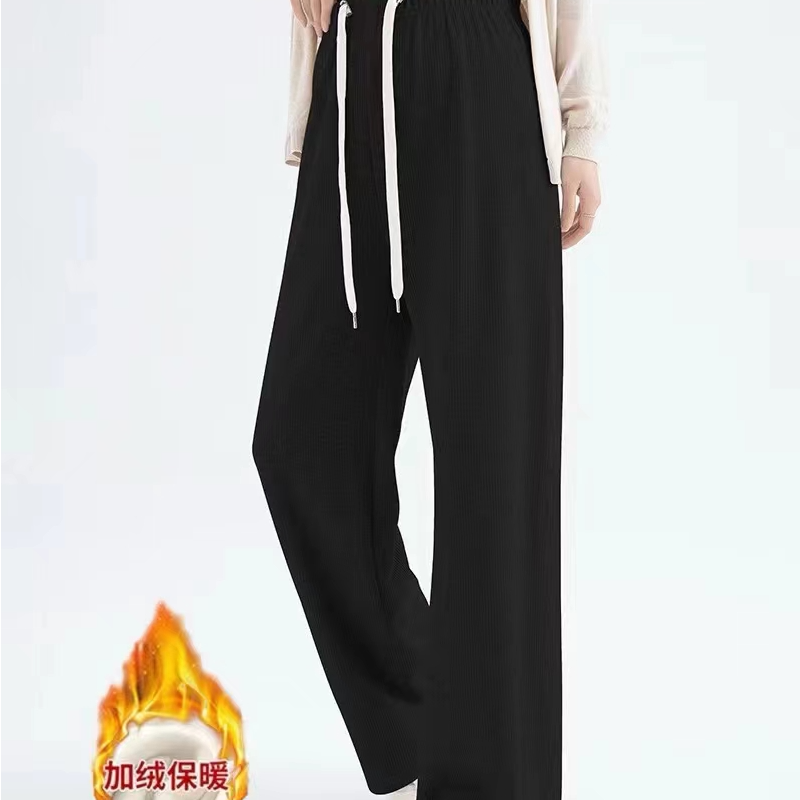 2346春款糯米阔腿裤