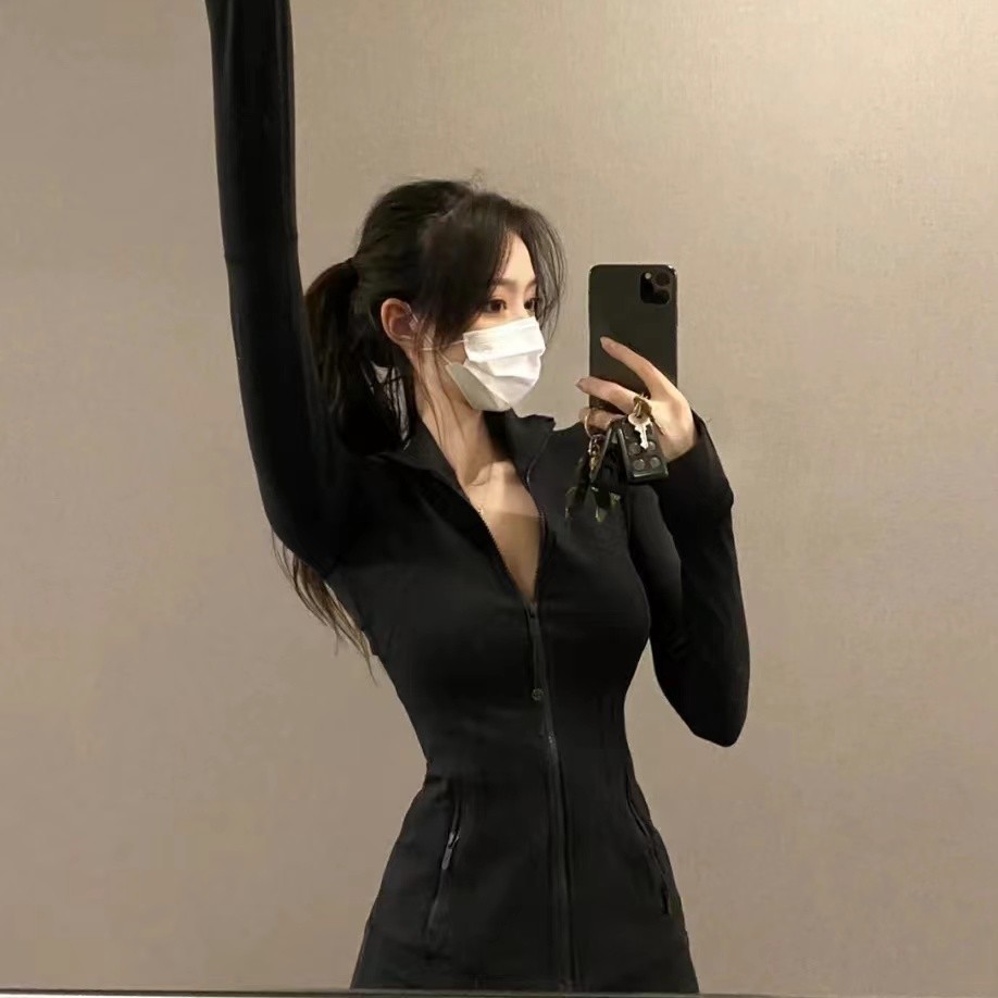 【卖了5000件】修身显瘦拉链健身跑步运动夹克