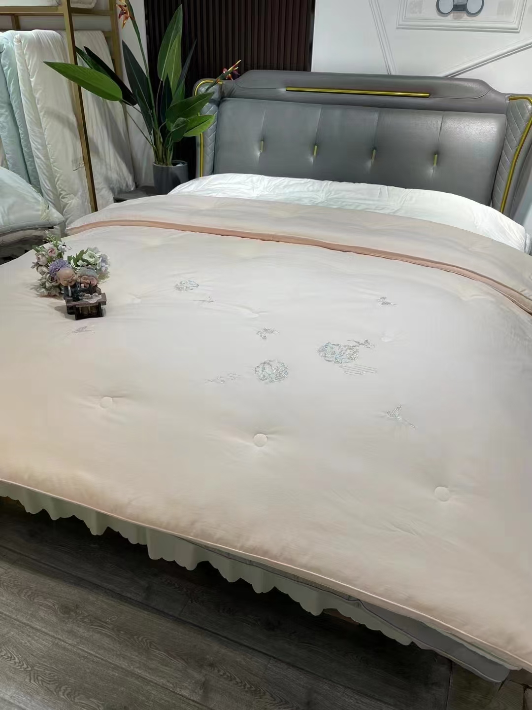 锦绣原棉绣花大豆冬被7斤