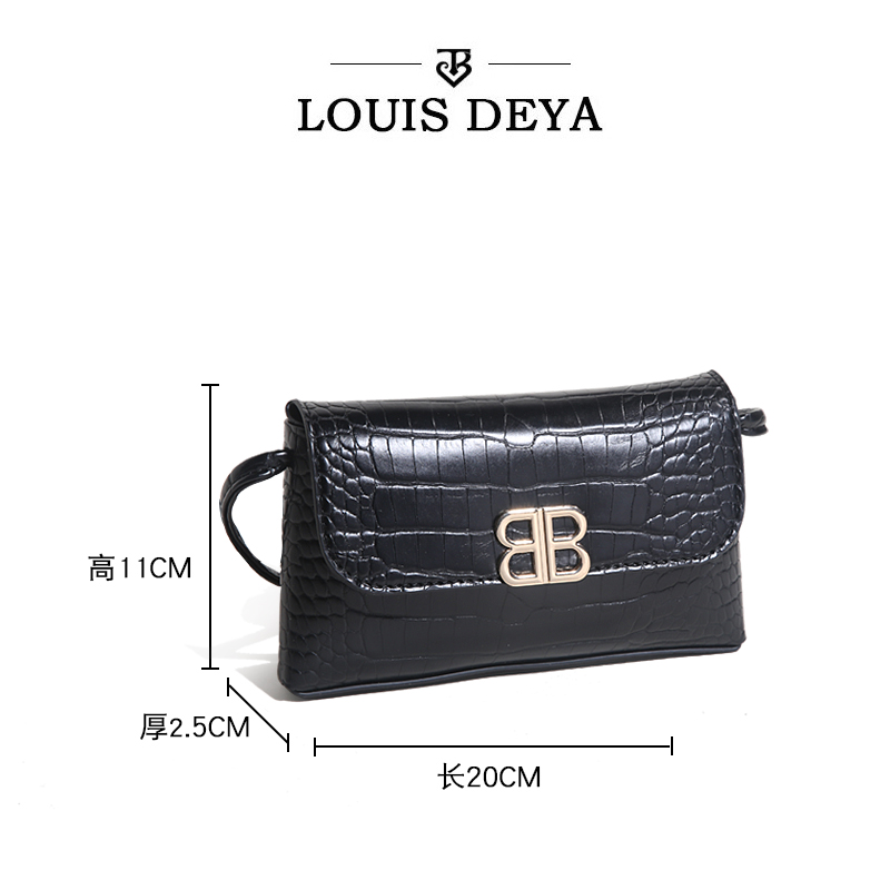 LOUISDEYA2024新款女时尚士休闲单肩斜挎简约小包B3156