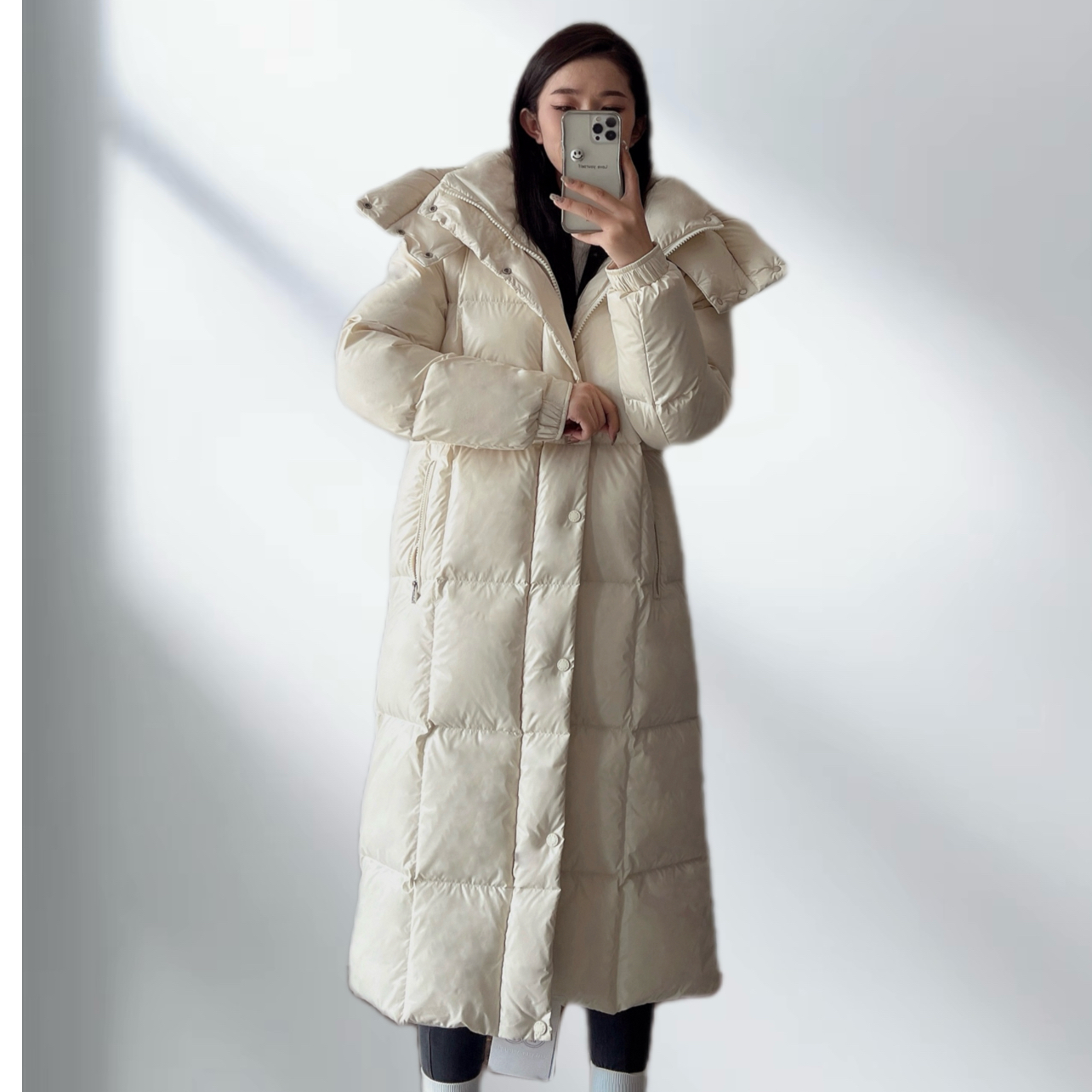 LTXX-2025新款九宫格男女同款抗极寒加厚羽绒服-720 