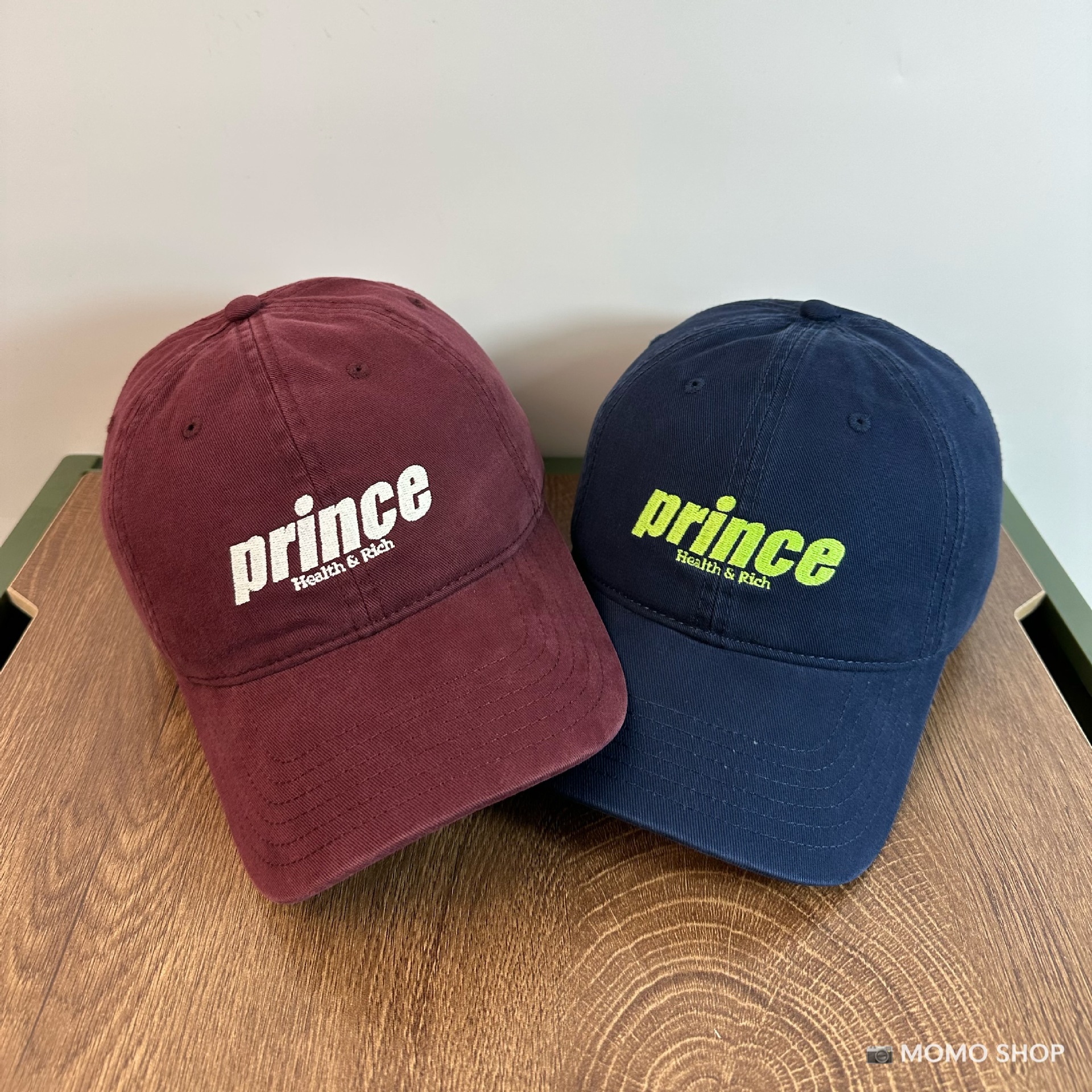 原创设计PRINCE刺绣棒球帽男女同款软顶韩版街头休闲鸭舌帽显脸小