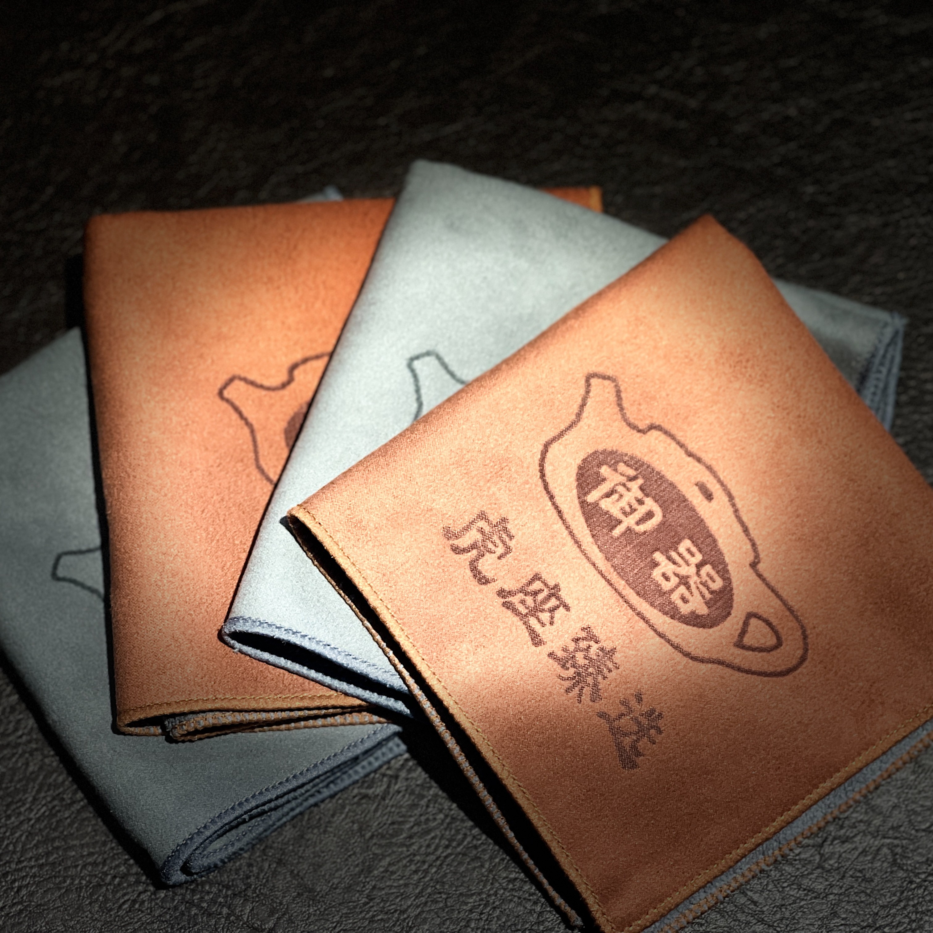 《茶巾》虎座甄选精品加厚双面养壶巾高档双面