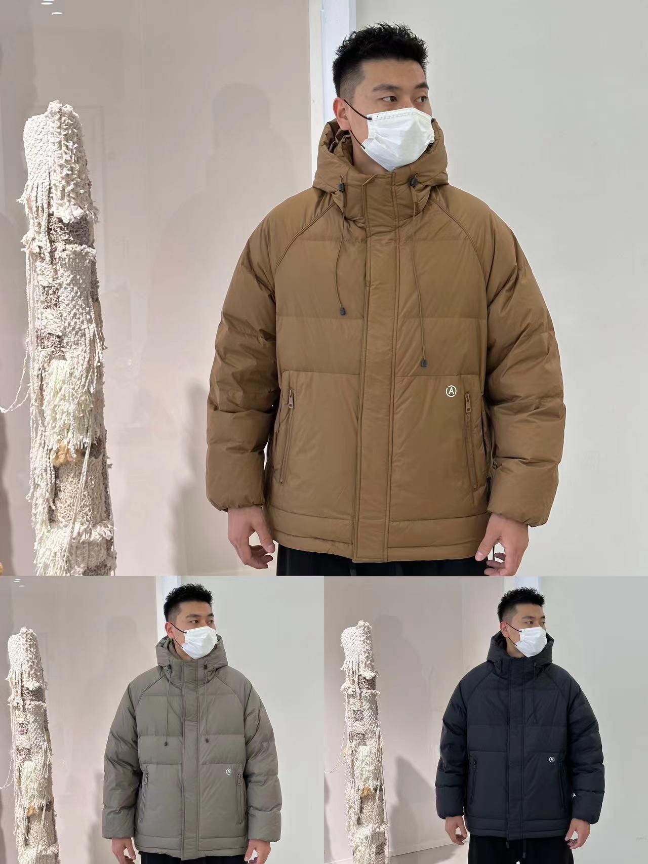 《穿街走巷》极寒系列蓄温保暖休闲宽松连帽百搭90绒羽绒服916