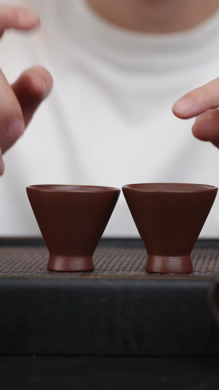 【闪购商品】紫砂茶壶宜兴原矿紫砂闻香杯一对