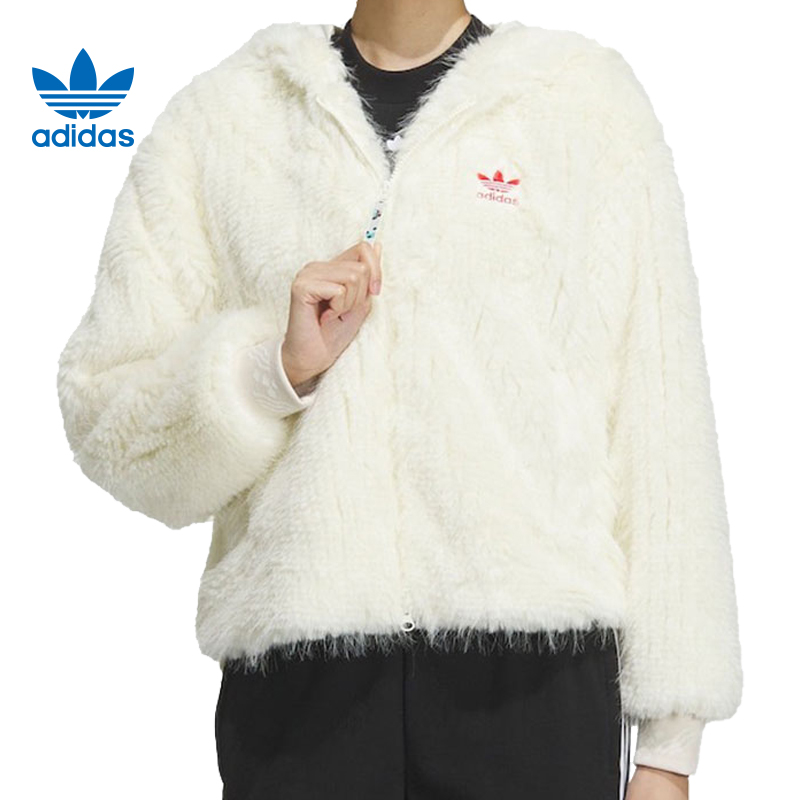 预adidas阿迪达斯三叶草女子CNY运动休闲夹克外套IX4225