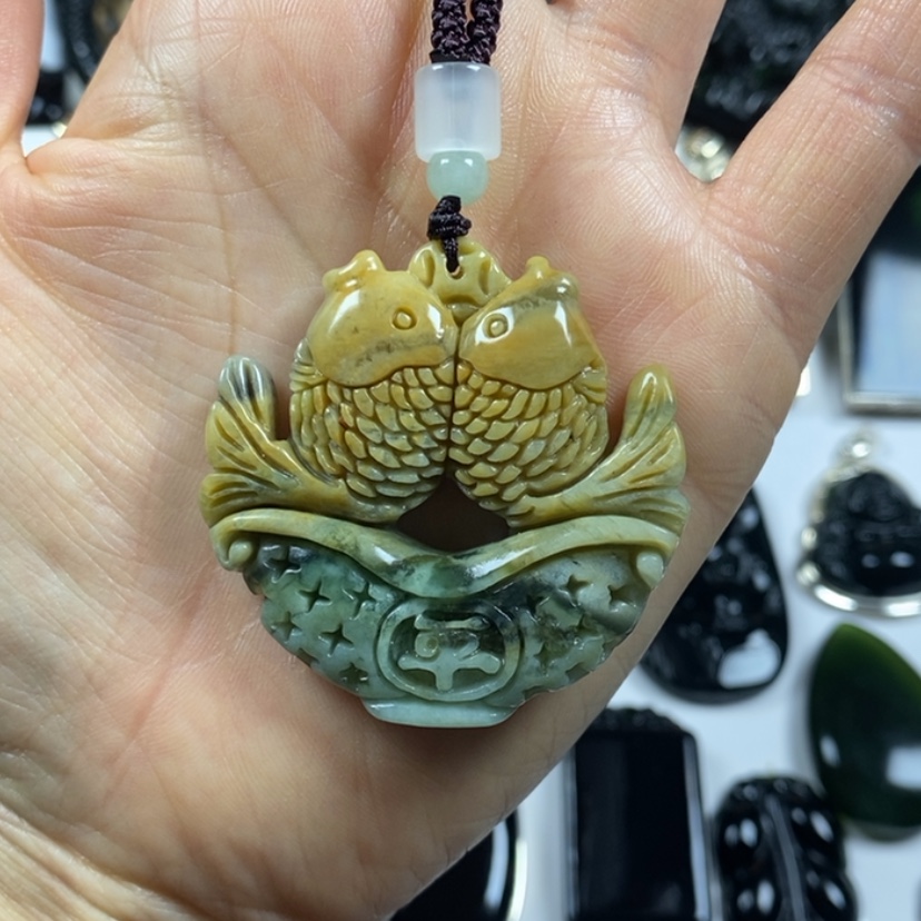 【闪购商品】岫玉挂坠未镶嵌