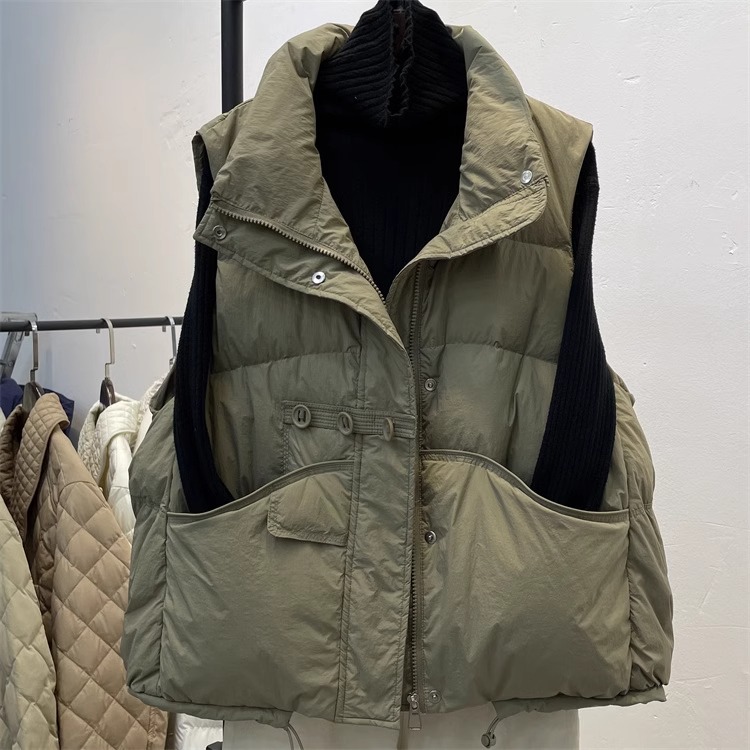 2025秋冬新款羽绒马甲女爆款韩版时尚洋气百搭小个子保暖马夹外套