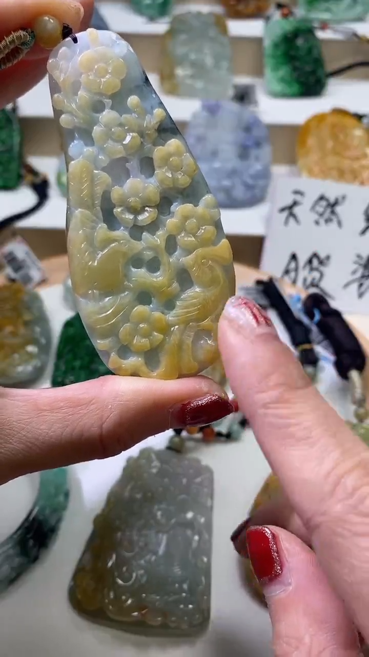 【闪购商品】翡翠颈饰未镶嵌05-12.16 多样性发其一