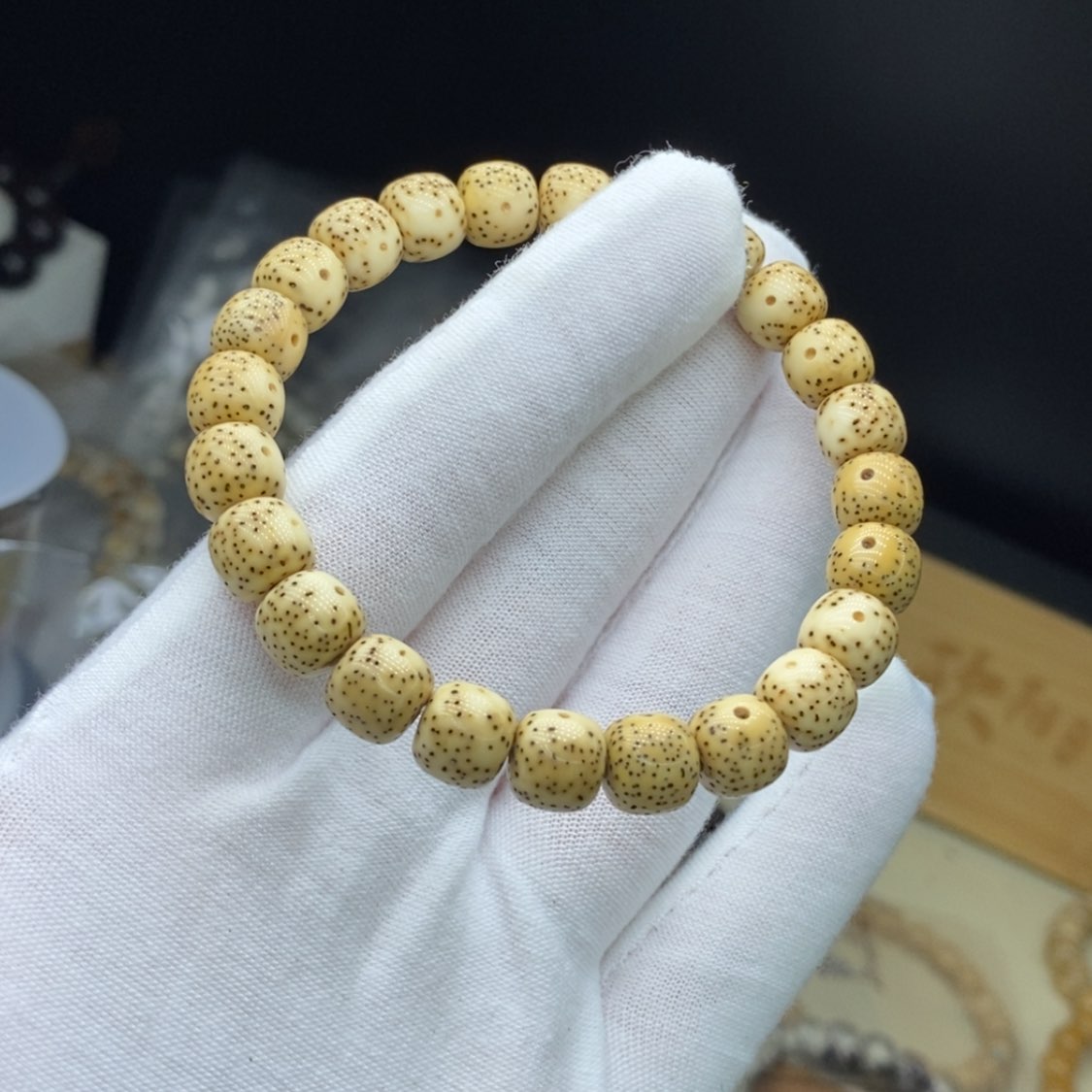 【闪购商品】星月菩提吊坠9/8双留白月朗星稀
