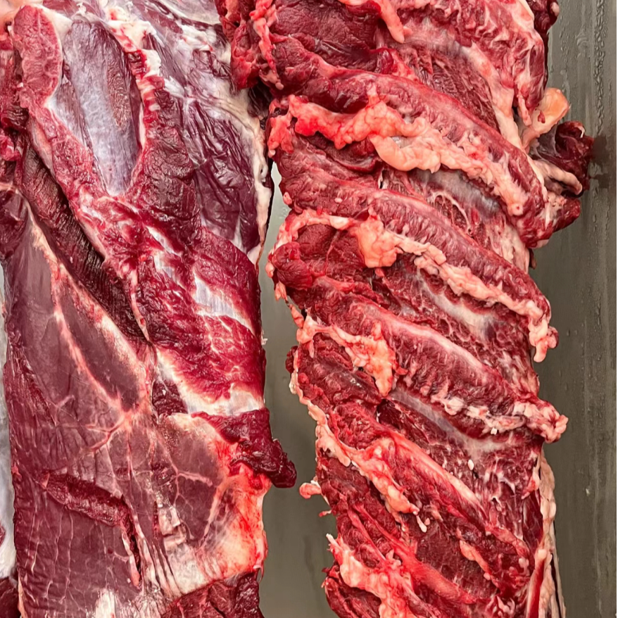 【牛里脊肉疆内】新疆本地塔城褐牛肉