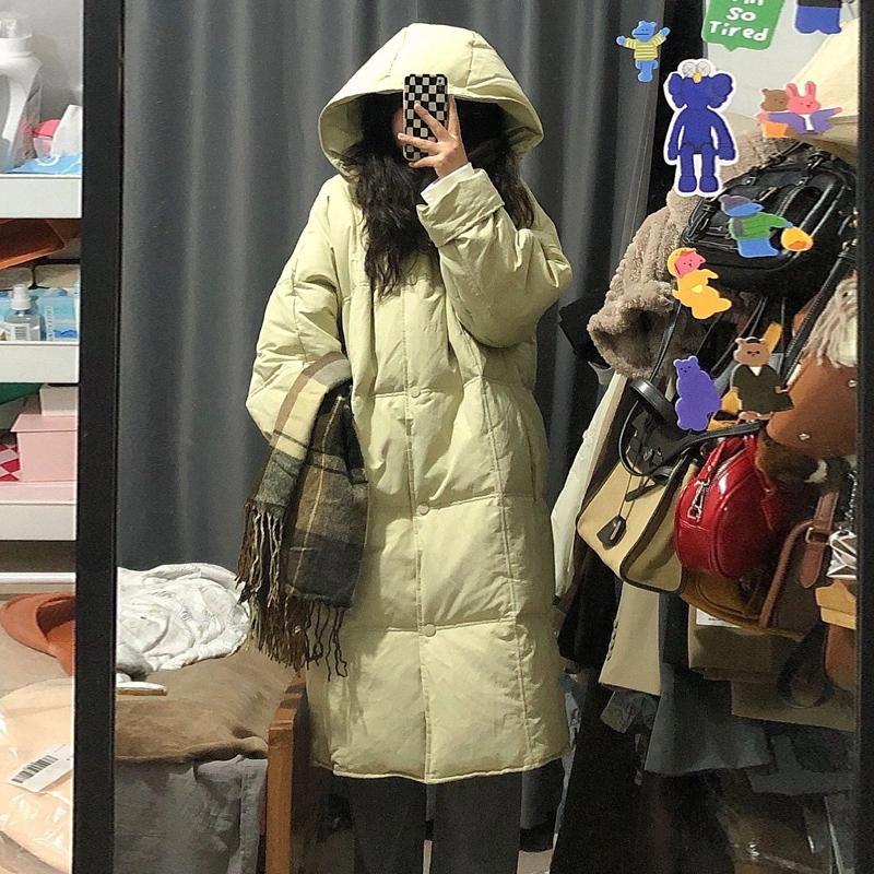 棉衣女中长款2023新款冬季今年流行棉袄外套加厚过膝韩系棉服
