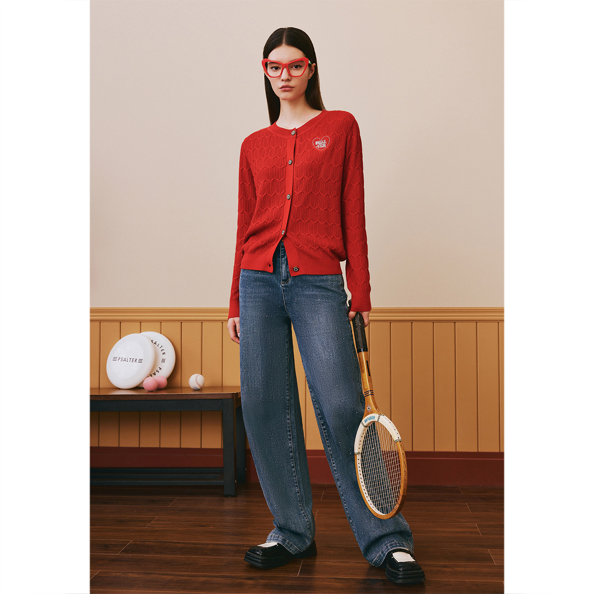 PSALTER诗篇 冬季肌理感毛针织开衫6C63506123