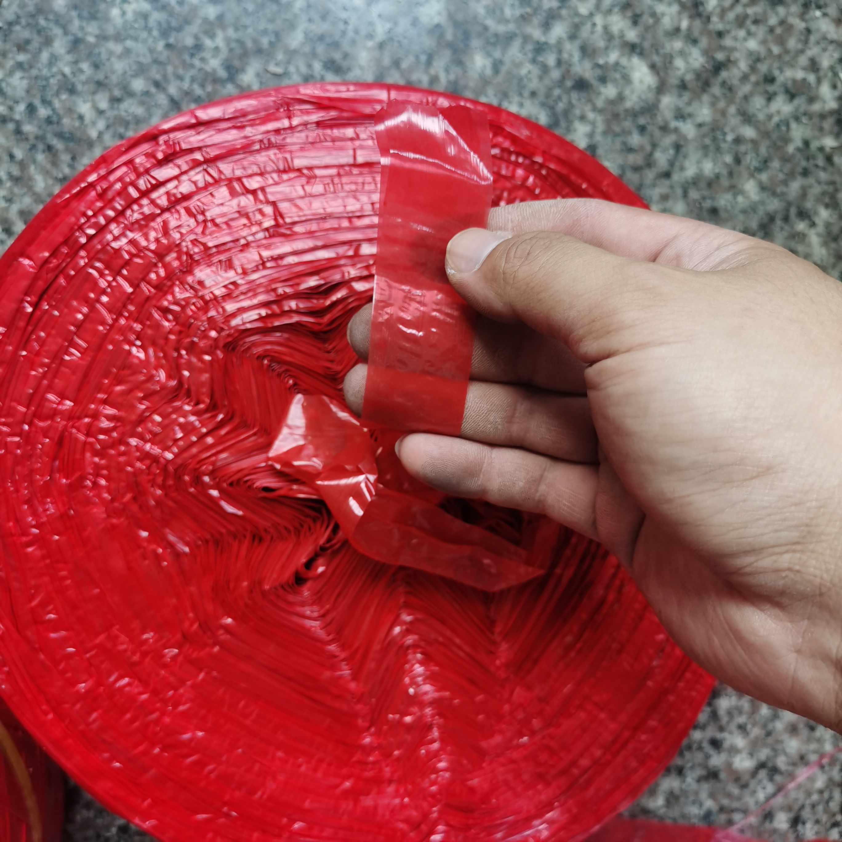 塑料绳玻璃丝捆绑打包捆菜束缚撕裂膜不易断产品打包物流发货