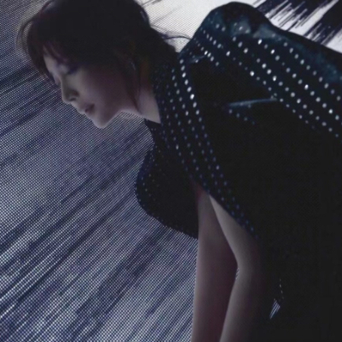 重工丝绒烫银点西装套装