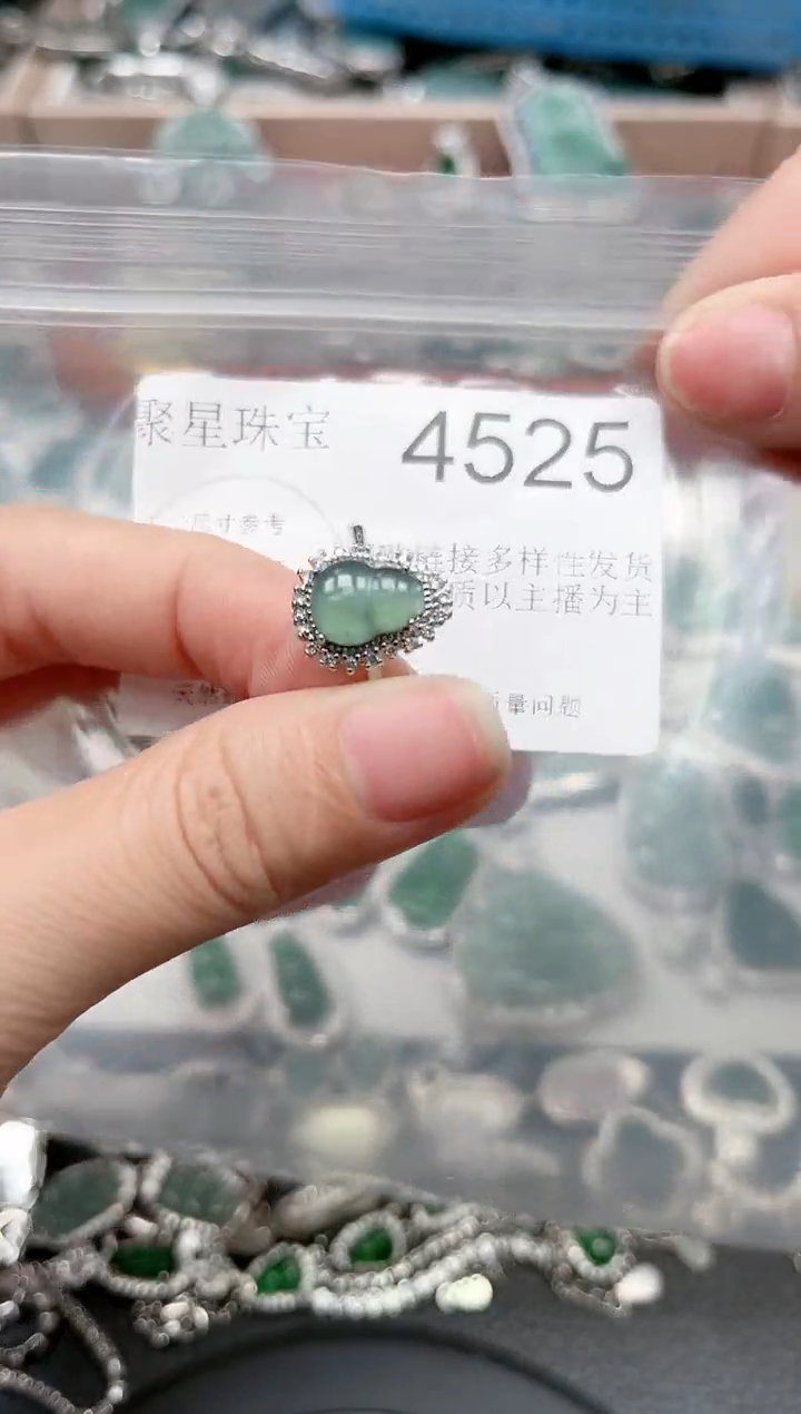 【闪购商品】翡翠颈饰未镶嵌【赠皮绳】4525